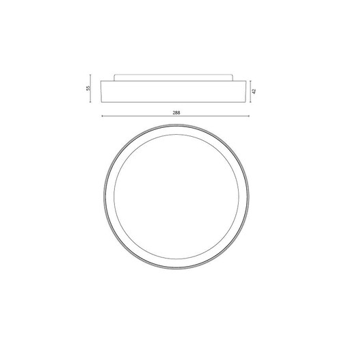 606035 SG Leuchten DISC 290 weiß 3000K Produktbild Additional View 1 L