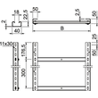 6010024 Obo SLM50C40F 60 FT Steigeleiter Sprossenabstand 300mm 600x3000mm Stahl  Produktbild Additional View 1 S