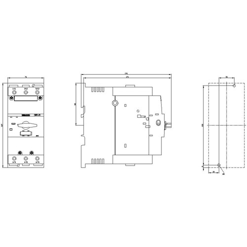 3RV2341-4JC10 Siemens Leistungsschalter, S3, für Starterkombination 63A, N ausl. Produktbild Additional View 2 L