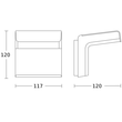 059620 Steinel Bewegungsmelder iHF 3D KNX anthrazit V3.5 Produktbild Additional View 1 S