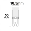 115252 ISOLED LED G9 5W 550lm 3000K Produktbild Additional View 1 S