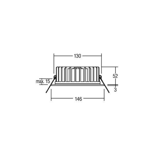 12424074 Brumberg LED Einbaudownlight 24 V DC, 20 W 24V DC 20W TunableWhite we Produktbild Additional View 1 L