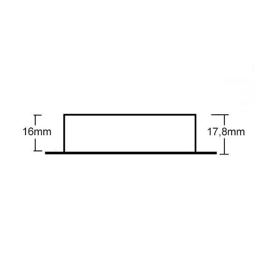 113355 Isoled Cover Aluminium rund schwarz rückversetzt für Einbaustrahler Produktbild Additional View 1 L