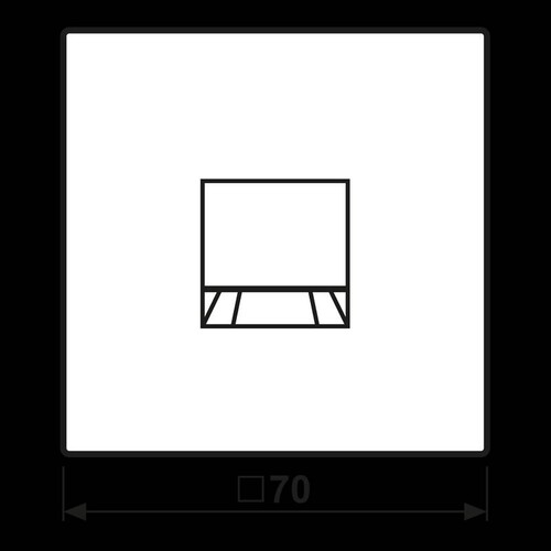 LS1969-1WESWM Jung Abdeckung f. MJ 1fach WE (AMP, Radiall) graphitschwarz matt Produktbild Additional View 1 L