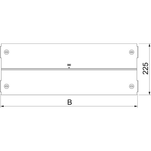 6226234 Obo LGBED 400 FT Deckel für Gelenkbogen vertikal, mit Drehriegel B4 Produktbild Additional View 1 L