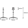 4058075213975 Ledvance LED WORKLIGHT 1X50W 840 TRIPOD Produktbild 1 S