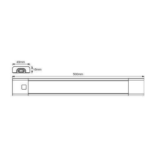 4058075227675 Ledvance LINEAR LED SLIM 50CM RGBW Produktbild Additional View 1 L