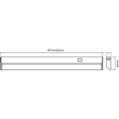 4058075227972 Ledvance LINEAR LED TURN 557MM 830 Produktbild Additional View 1 S