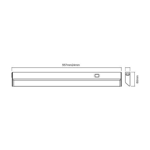 4058075227972 Ledvance LINEAR LED TURN 557MM 830 Produktbild Additional View 1 L