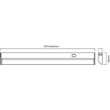 4058075268388 Ledvance LINEAR LED TURN 357MM 830 Produktbild Additional View 1 S