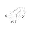 43LED/42N Leuchtwurm LED NETZTEIL 500mA für 1 3 LED Diode 2W L47,5xB27xH2 Produktbild Additional View 1 S