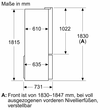 KFN96VPEA Bosch Multi Door Kühl- Gefrierkombination Produktbild Additional View 5 S