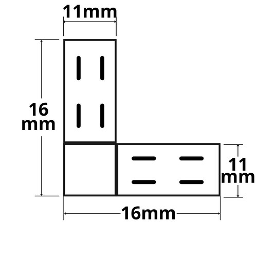 114867 Isoled Clip Eck Verbinder Universal (max. 5A) Produktbild Additional View 1 L