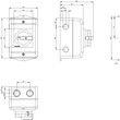 3LD2064-1TC51 Siemens Lasttrennschalter 3LD, Hauptschalter, 4 polig, Iu: 16 A,  Produktbild Additional View 2 S