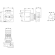 3LD3354-0TK53 Siemens Lasttrennschalter 3LD3, Iu 40 A Hauptschalter 3 polig Bem Produktbild Additional View 1 S