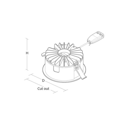 212568 SG Leuchten RAX ECO 150 900/1700lm 3000/4000K Produktbild Additional View 1 L