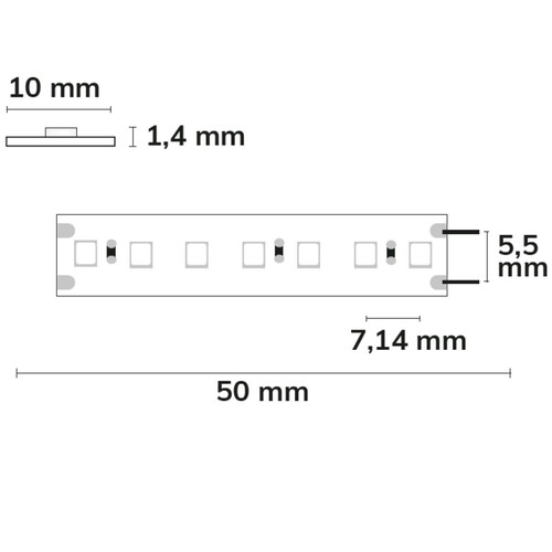 115069 Isoled LED CRI Food Flexband Meat 24V 14,4W IP54 Produktbild Additional View 1 L