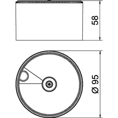 2003280 Obo ZA 100 GS VB Geräteschraube Vorratsbox je 100x 15/25/40 Ø95x58 Stah Produktbild Additional View 1 L