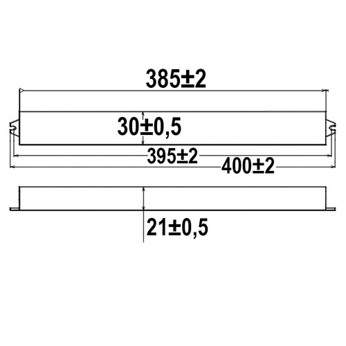 114944 Isoled LED PWM Trafo 24V/DC, 0 240W, slim Produktbild Additional View 1 L