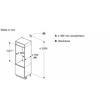 KIR41VFE0 Bosch Einbau-Kühlautomat 122.5 x 56 cm Flachscharnier Produktbild 5 S