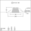 96635043 Thorn LED-Downlight Produktbild Additional View 1 S