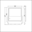 96635307 THORNeco LEO FLEX IP66 190W 840 PC LED-Fluter Produktbild Additional View 1 S