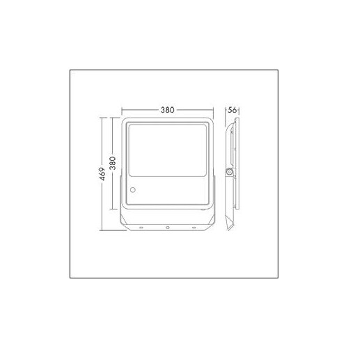 96635307 THORNeco LEO FLEX IP66 190W 840 PC LED-Fluter Produktbild Additional View 1 L