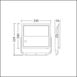 96635305 THORNeco LEO FLEX IP66 80W 840 PC LED-Fluter Produktbild Additional View 1 S