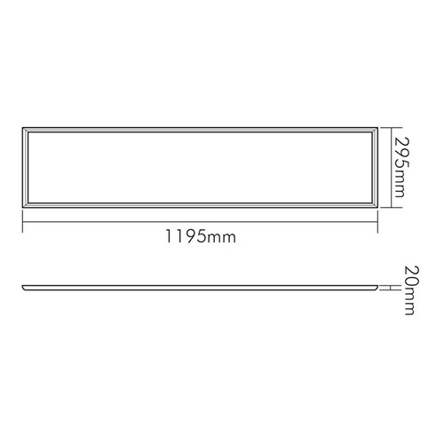 2810991 Eltropa EPPB LED Pendelleuchte 38W 840 4300lm 1195x295mm DALI Produktbild Additional View 1 L