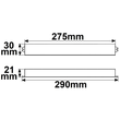 114942 Isoled LED PWM Trafo 24V/DC, 0 60W, slim Produktbild Additional View 1 S