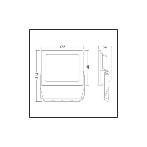 96635647 Thorn LEONIE VARIOFLEX IP65 40W LED Fluter einstellbar 3000K,3500K,4000K Produktbild Additional View 1 L