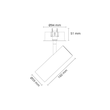 320697 SG Leuchten TUBE MINI R 3000K weiß Produktbild Additional View 1 S