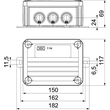 7205758 Obo T100ED 06A2F Kabelabzweigkasten für Funktionserhalt  Produktbild Additional View 1 S