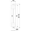 6049292 Obo SSE SSLB 200 FS Staubschutzelement und Stoßstellenleist Produktbild Additional View 1 S