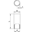 2046056 Obo SVM40W ALU Aluminiumverbindungsmuffe mit Gewinde M Produktbild Additional View 1 S