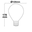 114168 Isoled E27 Vintage Line LED Dekobirne Produktbild Additional View 2 S