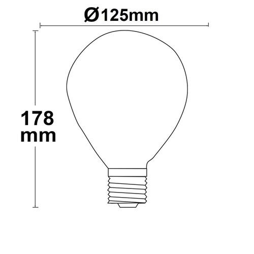 114168 Isoled E27 Vintage Line LED Dekobirne Produktbild Additional View 2 L