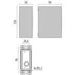 187-3105438 Tecnico ORION V WANDAUFBAULEUCHTE anthrazit LED Produktbild Additional View 1 S