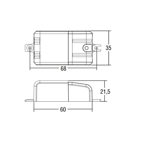 24-141130 Tecnico BULL/U KONVERTER 4W 350MA weiß Produktbild Additional View 1 L