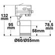 115505 ISOLED 3Phasen GU10 Strahler schwarz matt Produktbild Additional View 1 S