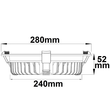 114195 Isoled LED Downlight UGR19, 35W Produktbild Additional View 1 S