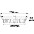 114195 Isoled LED Downlight UGR19, 35W Produktbild Additional View 2 S