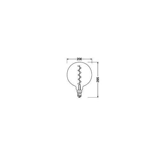 4058075761698 Osram 1906LGL200D4,8W/822230VSFILGDE27FS1 Produktbild Additional View 2 L