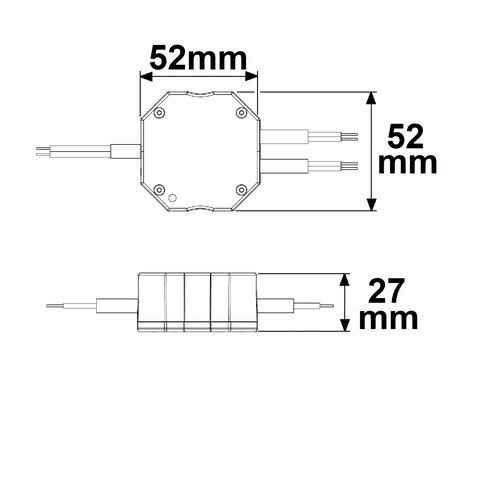 115807 ISOLED DALI-Phasenabschnittdimmer max. 200VA Produktbild Additional View 1 L