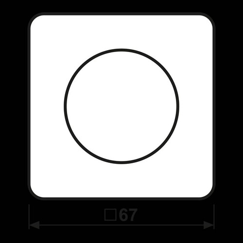 CD1740 Jung Abdeckung mit Drehknopf Produktbild Additional View 1 L