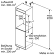 KIR415SE0 Bosch Einbau-Kühlautomat 122.5 x 56 cm Schleppscharnier Produktbild Additional View 5 S