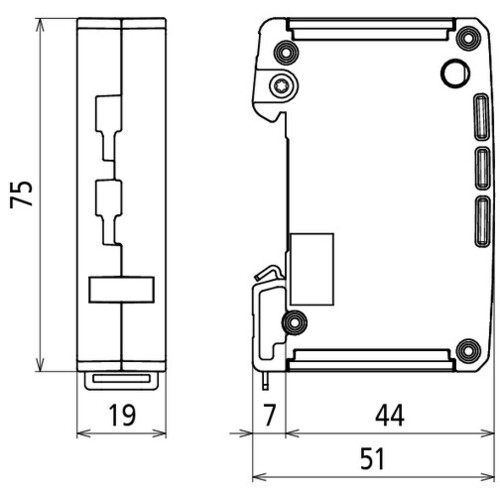 929161 Dehn Kombi Ableiter DEHNpatch bis 10 GBit mit RJ45 Buchsen und Statusanze Produktbild Additional View 2 L