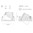 695-510001449550 Molto Luce MOVA M TURN BASIC R EINBAUSTRAHLER weiß weiß LED 12 Produktbild Additional View 1 S