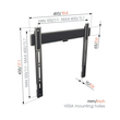 TVM 5405 Vogels TV-Wandhalterung 32-77" fix 400x400 max.75kg schwarz Produktbild Additional View 1 S