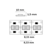 115698 Isoled LED CRI923/960 24V 10W+10W weißdynamisch Produktbild Additional View 1 S